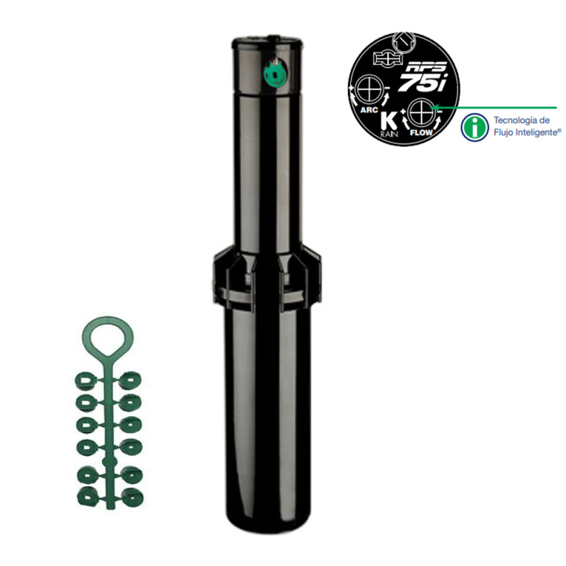 Aspersoir d'irrigation K-Rain RPS75I 3/4'' | Portée de 4 à 14,6 m | Aspersoir à angle réglable professionnel | Contrôle du débit