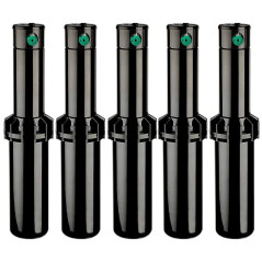 Lot de 5 Aspersoir d'irrigation K-Rain RPS75I 3/4'' | Portée de 4 à 14,6 m | Aspersoir à angle réglable professionnel | Contrôle