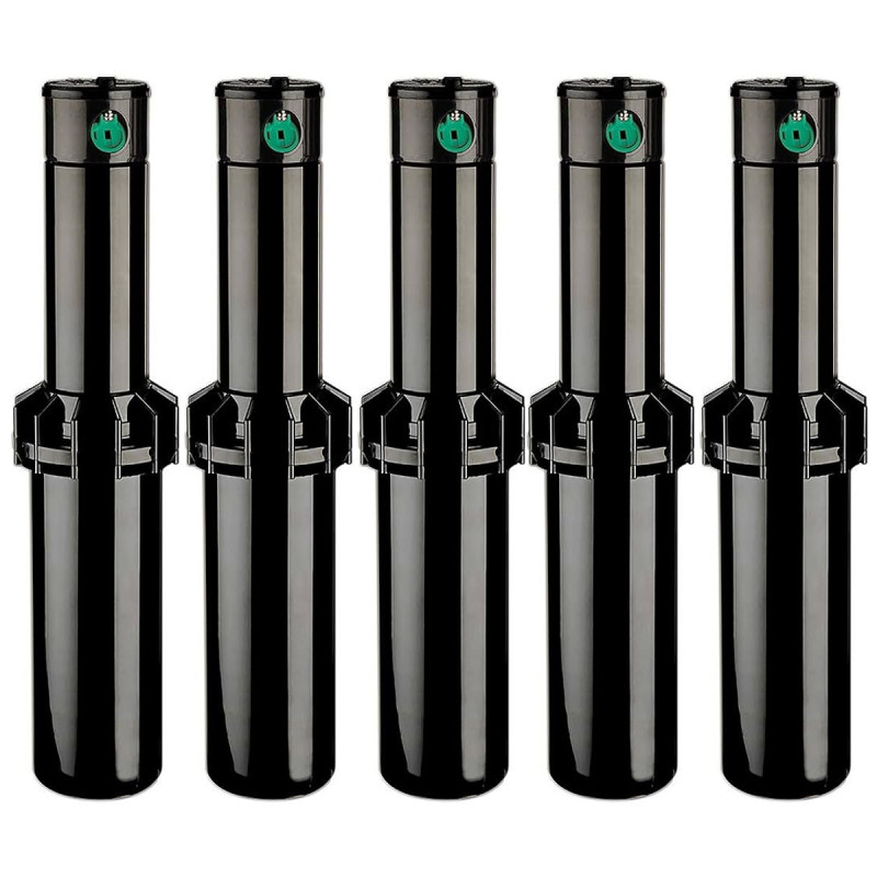 Lot de 5 Aspersoir d'irrigation K-Rain RPS75I 3/4'' | Portée de 4 à 14,6 m | Aspersoir à angle réglable professionnel | Contrôle
