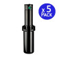5 Stück Beregnungssprinkler K-Rain RPS75I 3/4'' | Reichweite 4 bis 14,6 m | Professioneller einstellbarer Winkelsprinkler | D