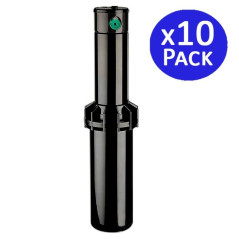 Pack of 10 K-Rain RPS75I 3/4" Irrigation Sprinklers | Range 4 to 14.6 m | Professional Adjustable Angle Sprinkler | Flow Control
