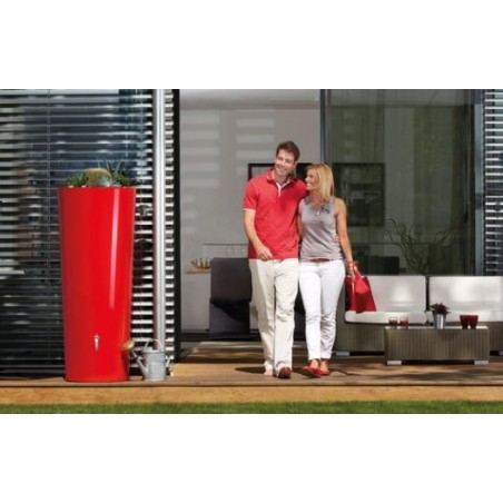 Tanque de design vermelho 350 litros