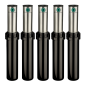Pack of 5 K-Rain RPS75I 3/4" Stainless Steel Irrigation Sprinklers | Range 4 to 14.6 m | Adjustable Angle Sprinkler | Flow Contr