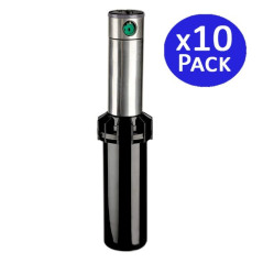 Pack of 10 K-Rain RPS75I 3/4" Stainless Steel Irrigation Sprinklers | Range 4 to 14.6 m | Adjustable Angle Sprinkler | Flow Cont