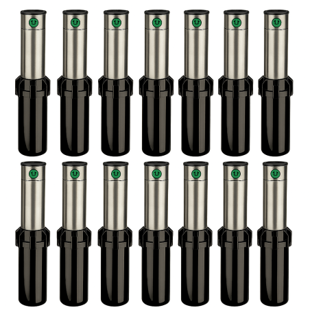 Lot de 10 Aspersoir d'irrigation K-Rain RPS75I 3/4'' inoxydable | Portée de 4 à 14,6 m | Aspersoir à angle réglable professionne