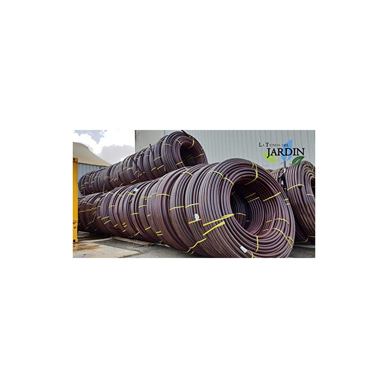 Tuyau Polyéthylène Agricole 20 Mm - Rouleau 100 M, Pression Max 6 Bars, Noir
