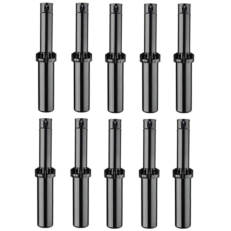 Pack 10 Aspersor de Riego K-Rain RPS Select 3/4'' | Alcance 7,6 a 14 m | Aspersor de Ángulo Ajustable | Boquillas Preinstaladas