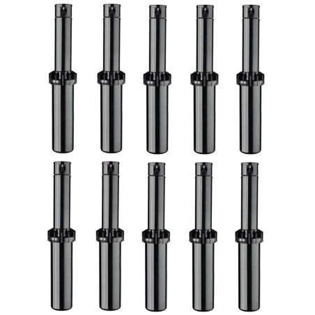 Lot de 10 Arroseur d'irrigation K-Rain RPS Select 3/4'' | Portée de 7,6 à 14 m | Arroseur à angle réglable | Buses préinstallées