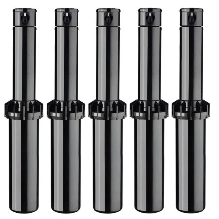 K-Rain RPS Select 3/4" Irrigation Sprinkler 5-Pack | 7.6 to 14 m Range | Adjustable Angle Sprinkler | Pre-Installed Nozzles