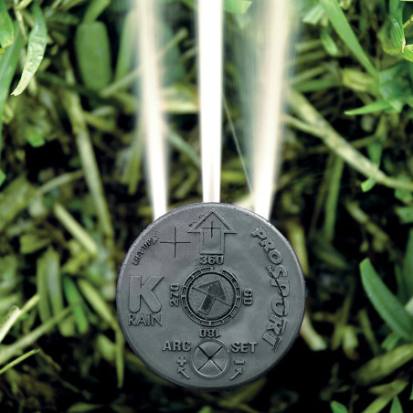 K-Rain ProSport 1" Irrigation Sprinkler 5-Pack | 13 to 23m Range | Adjustable Angle Sprinkler | Sectional and Circular