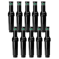 10 Stück Bewässerungssprenger K-Rain ProSport 1'' | Reichweite von 13 bis 23 m | Einstellbarer Winkel-Sprenger | Sektor- und 