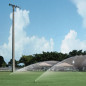 K-Rain ProSport 1" Stainless Steel Irrigation Sprinkler 5-Pack | 13-23m Range | Adjustable Angle Sprinkler | Sectional and Circu