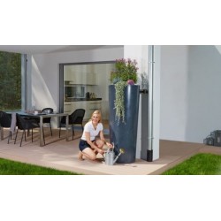 Serbatoio d'acqua, Vasca Moderna Lavaggio 2 in 1: Recupero dell'acqua Piovana e Fioriera da 300 litri, 62 x 150 cm