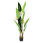 Planta artificial de flor de ave do paraíso, 185 cm com vaso | Plantas de plástico para decoração de jardins internos e externos Planta artificial de flor de ave do paraíso, 185 cm com vaso | Plantas de plástico para decoração de jardins internos e externos