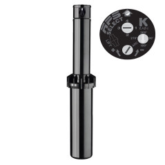 Irrigatore per irrigazione K-Rain RPS Select da 3/4" | Gittata da 7,6 a 14 m | Irrigatore ad angolo regolabile | Ugelli preinsta