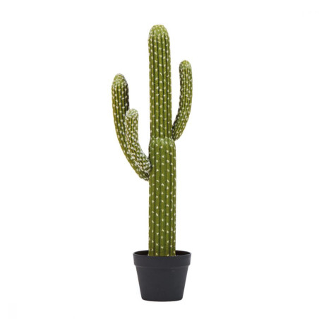 Planta Artificial Captus Saguaro 82cm con Macetero | Plantas de Plástico para Decoración de Jardín Interior y Exterior