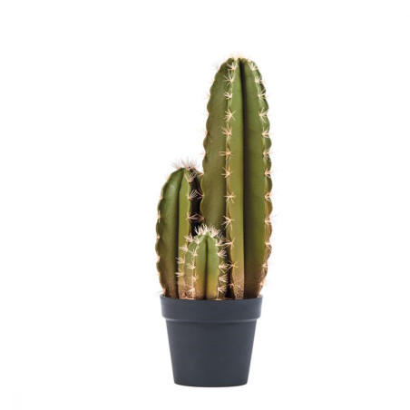 Planta Artificial Captus Organo 64cm con Macetero | Plantas de Plástico para Decoración de Jardín Interior y Exterior