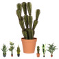 Plante Artificielle Captus Stetsonia Coryne 90cm avec pot | Plantes en plastique pour la décoration de jardin intérieur et extér