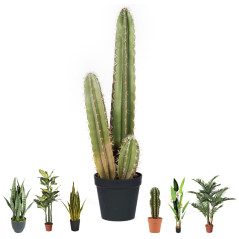 Plante Artificielle Captus Organo 120cm avec pot | Plantes en plastique pour la décoration de jardin intérieur et extérieur
