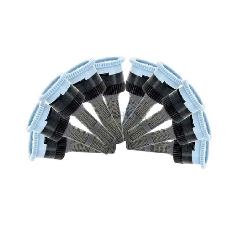 Lot de 10 Buse réglable Hunter 6A pour tuyères d'arrosage, portée 1,8 mètres, angle réglable Lot de 10 Buse réglable Hunter 6A pour tuyères d'arrosage, portée 1,8 mètres, angle réglable