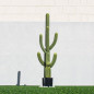 Plante Artificielle Captus Saguaro 145cm avec pot de fleurs | Plantes en plastique pour la décoration de jardin intérieur et ex Plante Artificielle Captus Saguaro 145cm avec pot de fleurs | Plantes en plastique pour la décoration de jardin intérieur et ex