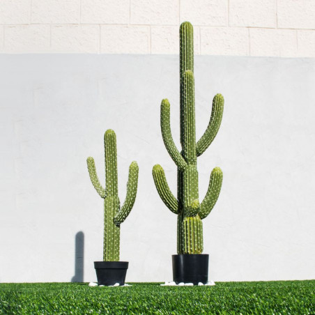 Planta Artificial Captus Saguaro 145cm con Macetero | Plantas de Plástico