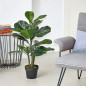 Plante Artificielle Ficus Lyrata 90cm avec pot | Plantes en plastique pour la décoration de jardin intérieur et extérieur Plante Artificielle Ficus Lyrata 90cm avec pot | Plantes en plastique pour la décoration de jardin intérieur et extérieur