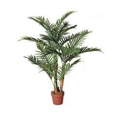Palmier  Artificiel 120cm avec pot | Plante Artificielle en plastique pour la décoration de jardin intérieur et extérieur
