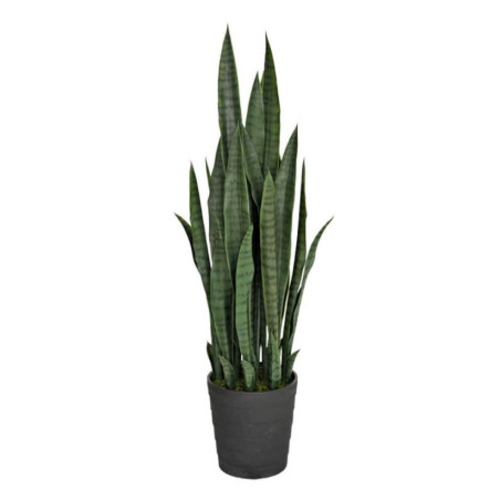 Planta Artificial Lengua de Tigre 105cm con Macetero | Plantas de Plástico para Decoración de Jardín Interior y Exterior