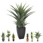 Plante Artificielle Agave 73cm avec pot | Plantes en plastique pour la décoration de jardin intérieur et extérieur