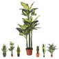 Planta artificial pé de elefante 150 cm com vaso | Plantas de plástico para decoração de jardins internos e externos Planta artificial pé de elefante 150 cm com vaso | Plantas de plástico para decoração de jardins internos e externos