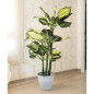 Planta artificial pé de elefante 150 cm com vaso | Plantas de plástico para decoração de jardins internos e externos Planta artificial pé de elefante 150 cm com vaso | Plantas de plástico para decoração de jardins internos e externos