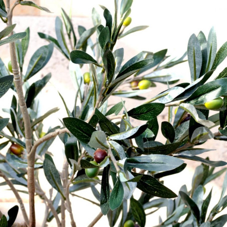 Planta Artificial Olivo 150cm con Macetero | Olivo de Plástico