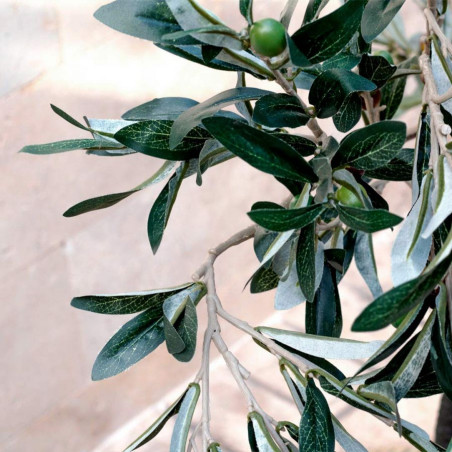 Pianta di ulivo artificiale da 150 cm con fioriera | Ulivo in plastica