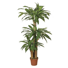 Plante Artificielle Dracaena 145cm avec pot | Plantes en plastique pour la décoration de jardin intérieur et extérieur