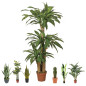 Plante Artificielle Dracaena 145cm avec pot | Plantes en plastique pour la décoration de jardin intérieur et extérieur