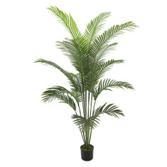 Palmier Artificielle 180cm avec pot | Plantes en plastique pour la décoration de jardin intérieur et extérieur