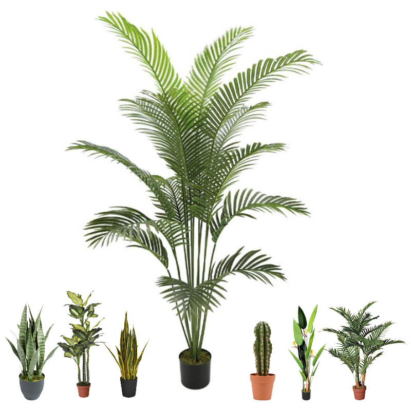 Künstliche Palme 180 cm mit Topf | Plastikpflanzen zur Gartendekoration für Innen- und Außenbereiche Künstliche Palme 180 cm mit Topf | Plastikpflanzen zur Gartendekoration für Innen- und Außenbereiche