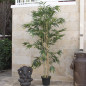 Plante Artificielle en bambou 180cm avec pot | Plantes en plastique pour la décoration de jardin intérieur et extérieur