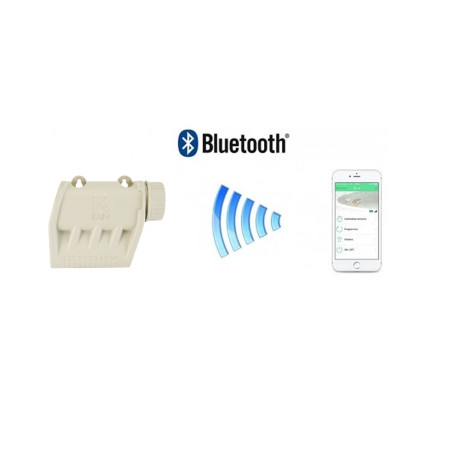 Programador de Riego a Pilas por Bluetooth K-Rain BL-KR de 4 Estaciones | Controlador Inalámbrico de Riego con App