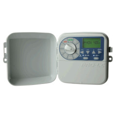 Programmateur d'irrigation PRO-LC 4 stations extérieur K-Rain | Minuterie d'irrigation électrique pour jardin | Mémoire permanen