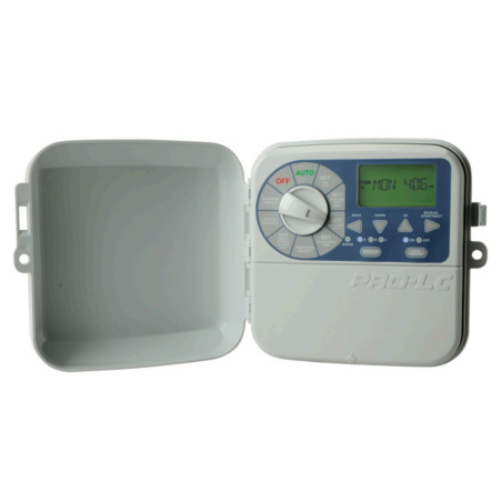 Minuterie d'arrosage extérieure 4 zones K-Rain PRO-LC | Minuterie d'arrosage électrique de jardin | Mémoire permanente