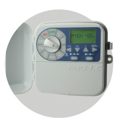 Programmateur d'irrigation PRO-LC 4 stations extérieur K-Rain | Minuterie d'irrigation électrique pour jardin | Mémoire permanen