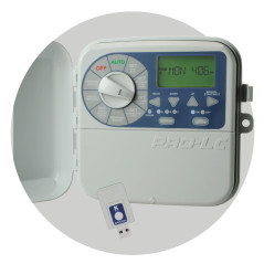 Programador de Riego PRO-LC 4 Estaciones Exterior K-Rain con Módulo Wifi | Temporizador de Riego Eléctrico para Jardin