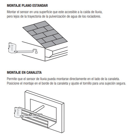 Sensor de Lluvia y Heladas con Cableado K-Rain | Compatible con todos los Programadores | Sistema Inalámbrico para Detección