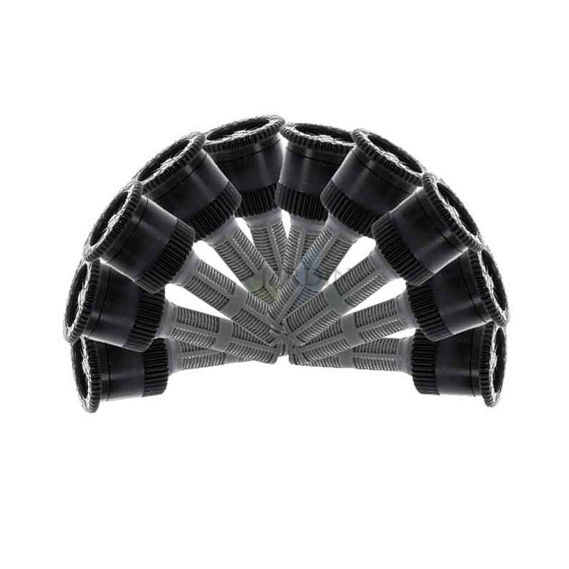 Lot de 10 Buse réglable Hunter 15A pour tuyères d'arrosage, portée 4,6 mètres, angle réglable Lot de 10 Buse réglable Hunter 15A pour tuyères d'arrosage, portée 4,6 mètres, angle réglable