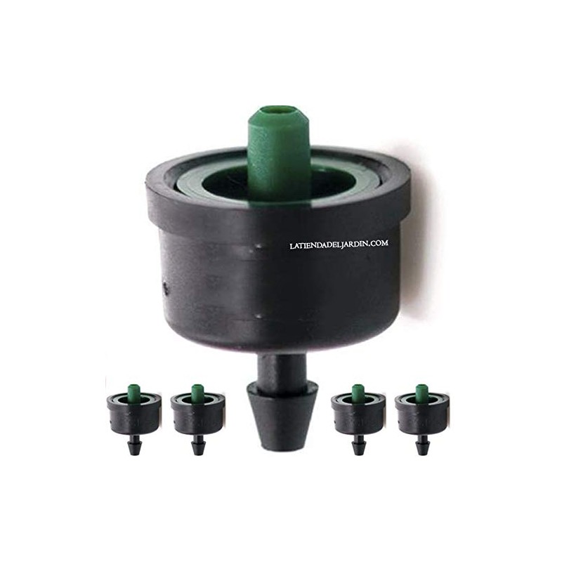 Lot de 500 Goutteur Antividange et autorégulant 8 Litres/heure. Compte-gouttes pour l'arrosage agricole et le jardinage Lot de 500 Goutteur Antividange et autorégulant 8 Litres/heure. Compte-gouttes pour l'arrosage agricole et le jardinage