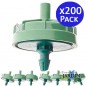 Lot de 200 Goutteur anti-drainage et autorégulant d'irrigation 8 litres, Champignon Lot de 200 Goutteur anti-drainage et autorégulant d'irrigation 8 litres, Champignon