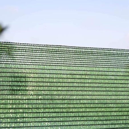 Hellgrünes Beschattungsnetz, Maße: 1 x 10 m, Verdeckung 70 %