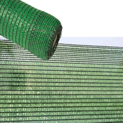 Filet d'ombrage 2 x 50 m | Brise-vue pour terrasses et jardins | Filet d'ombrage vert 90 g/m² | 85 % d'ombrage